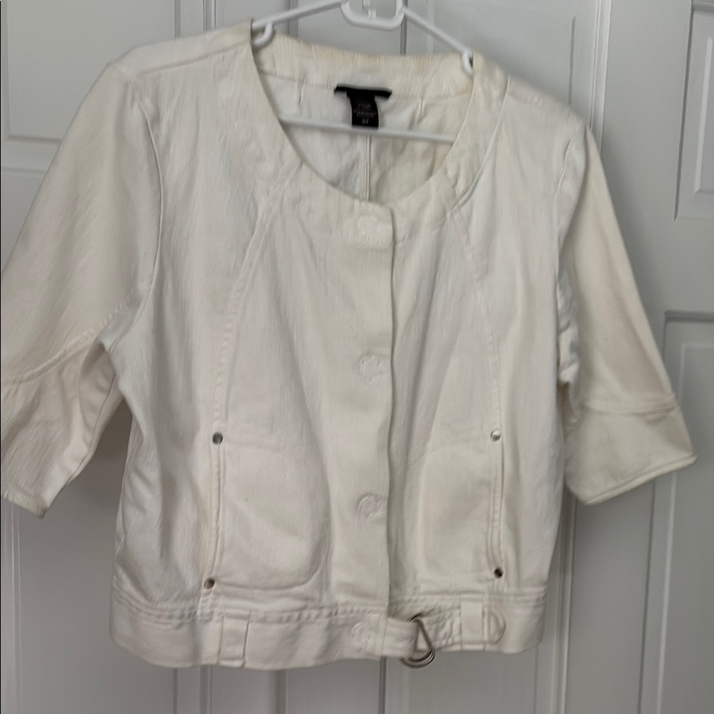 Apostrophe Women's White Jacket